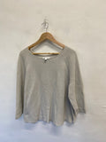 Fabulous The White Company Knitted jumper UK 14 Beige cotton CM571