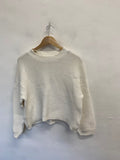 Fabulous The White Company Knit jumper cotton UK 12 Cream CM571