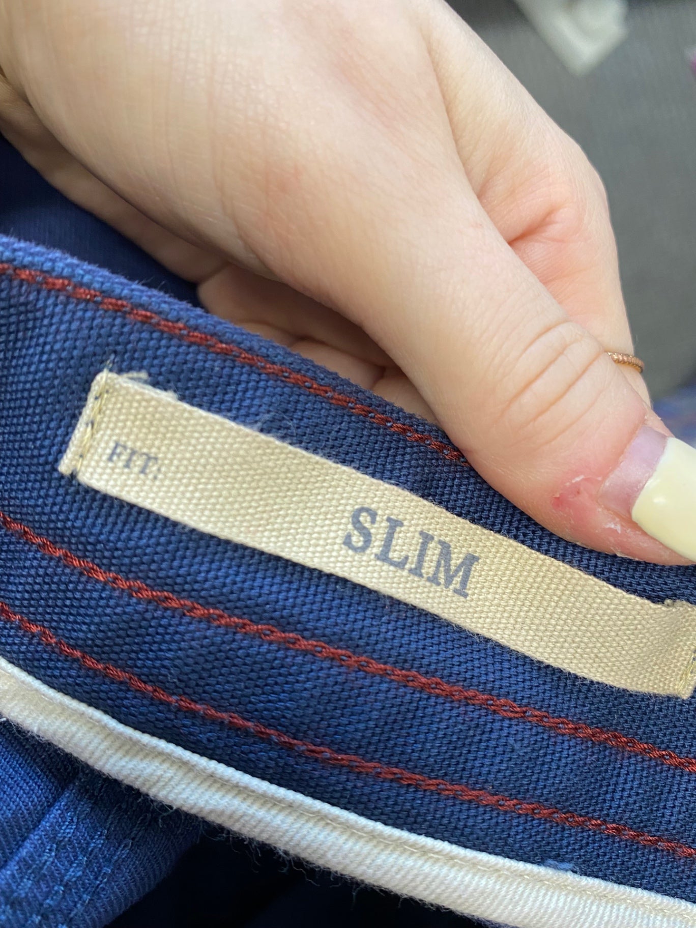 Fabulous North coast Skinny trousers W36" Blue CM571