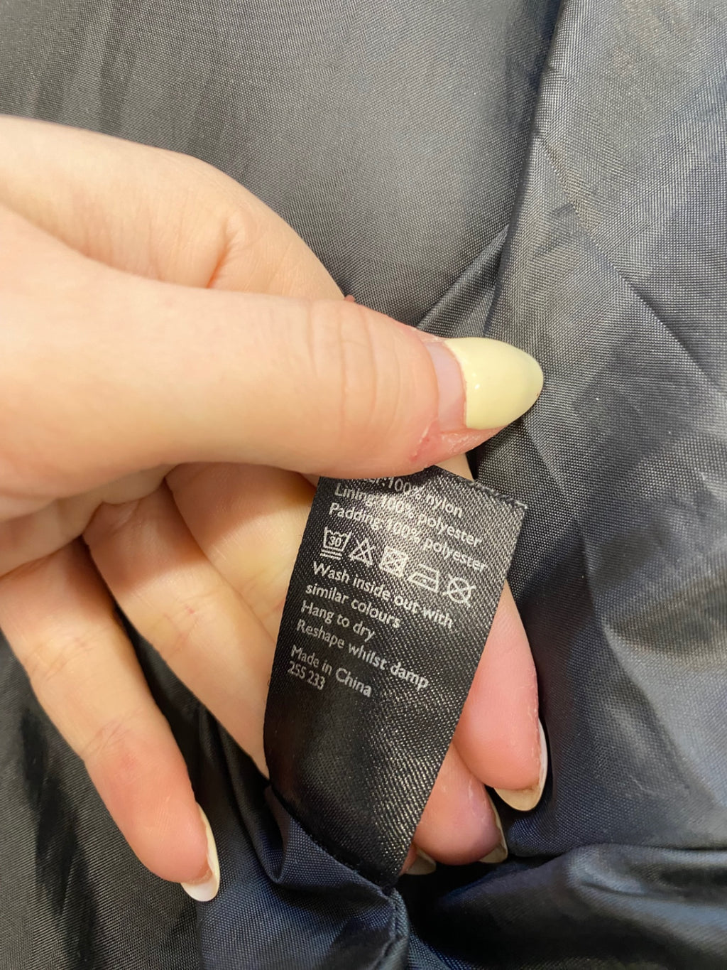 Fabulous John Lewis Puffer Jacket UK 16 Black CM571