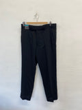 Fabulous Mens Marks & Spencer’s wool blend Tailored trousers W34" Black CM571