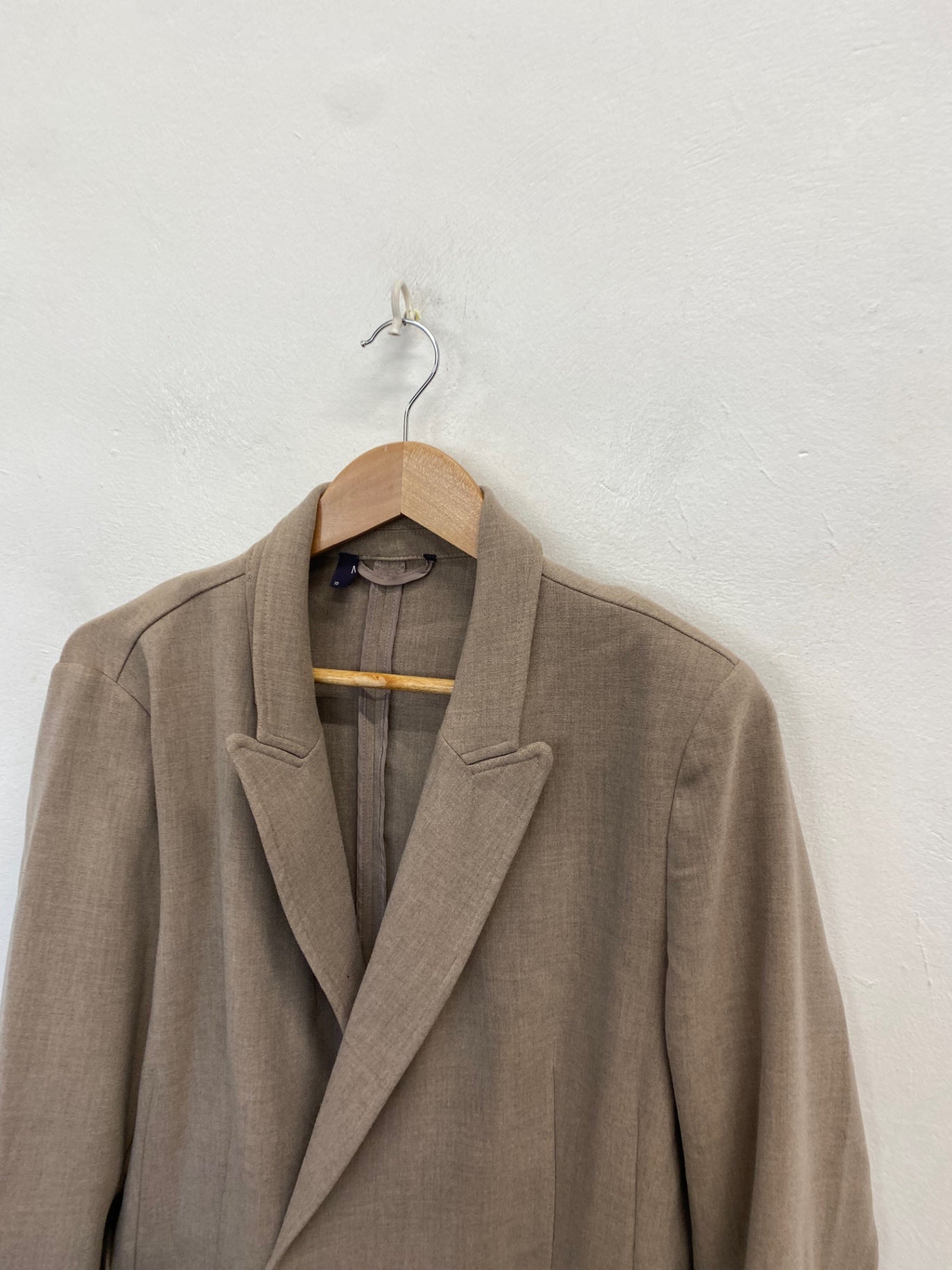 Fabulous Marks & Spencers Blazer UK 18 Beige gold CM571