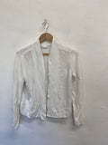 Fabulous The White Label Company Cardigan UK 14 White knit cotton CM571