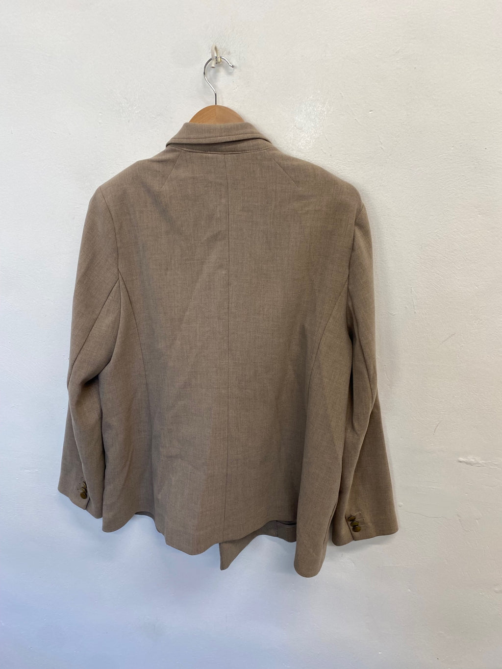 Fabulous Marks & Spencers Blazer UK 18 Beige gold CM571
