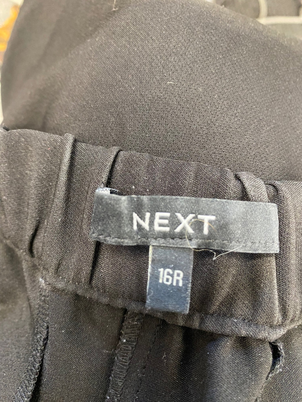 Fabulous Next Tailored trousers uk 16 Black office CM571