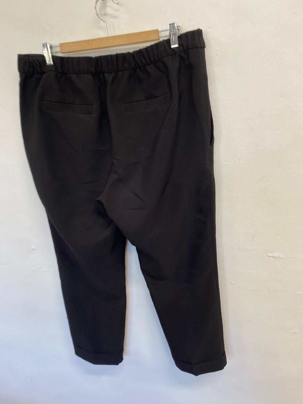 Fabulous Next Tailored trousers uk 16 Black office CM571
