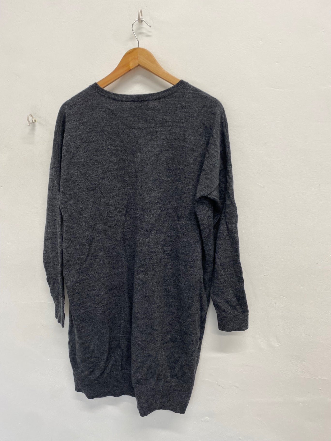 Fabulous Hobbs London wool Long jumper UK 16 Grey SA514