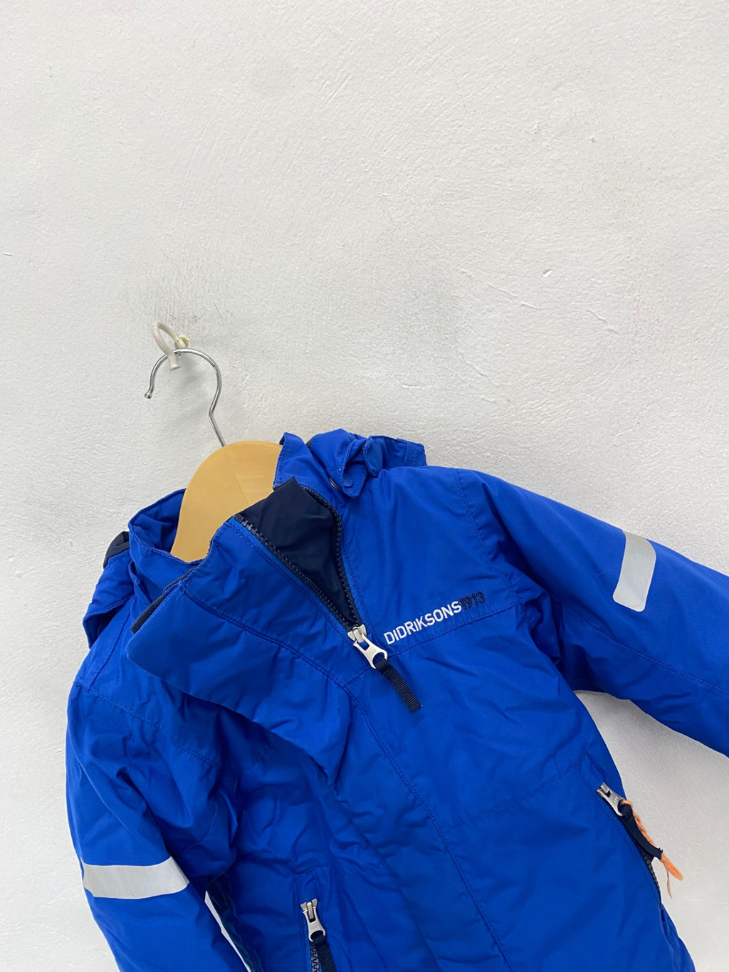 Fabulous toddler Didriksons Waterproof Coat 12-18mths Blue AM564