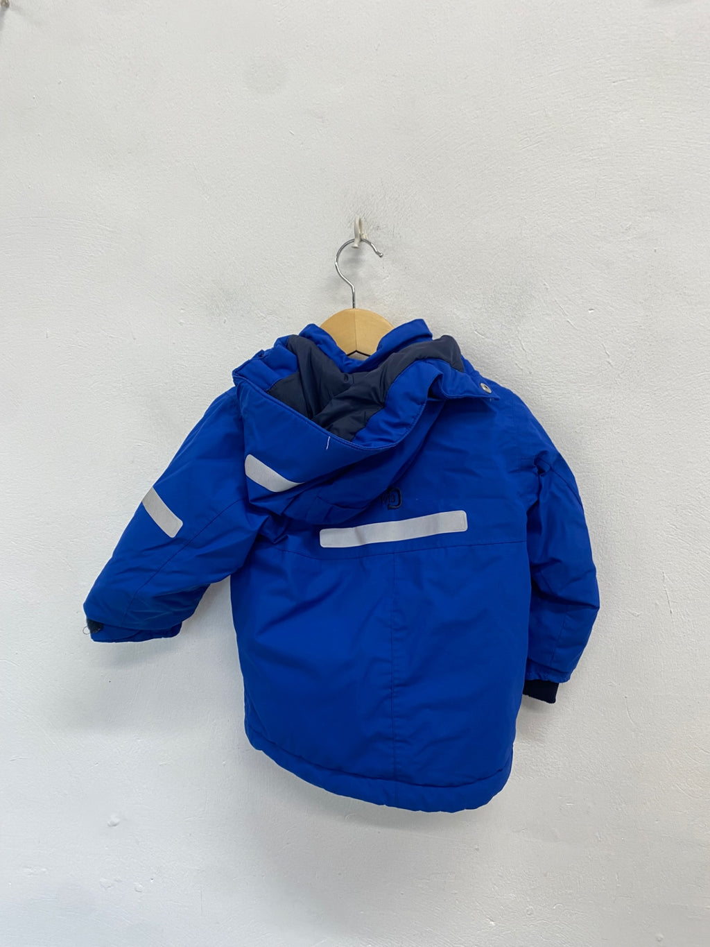 Fabulous toddler Didriksons Waterproof Coat 12-18mths Blue AM564