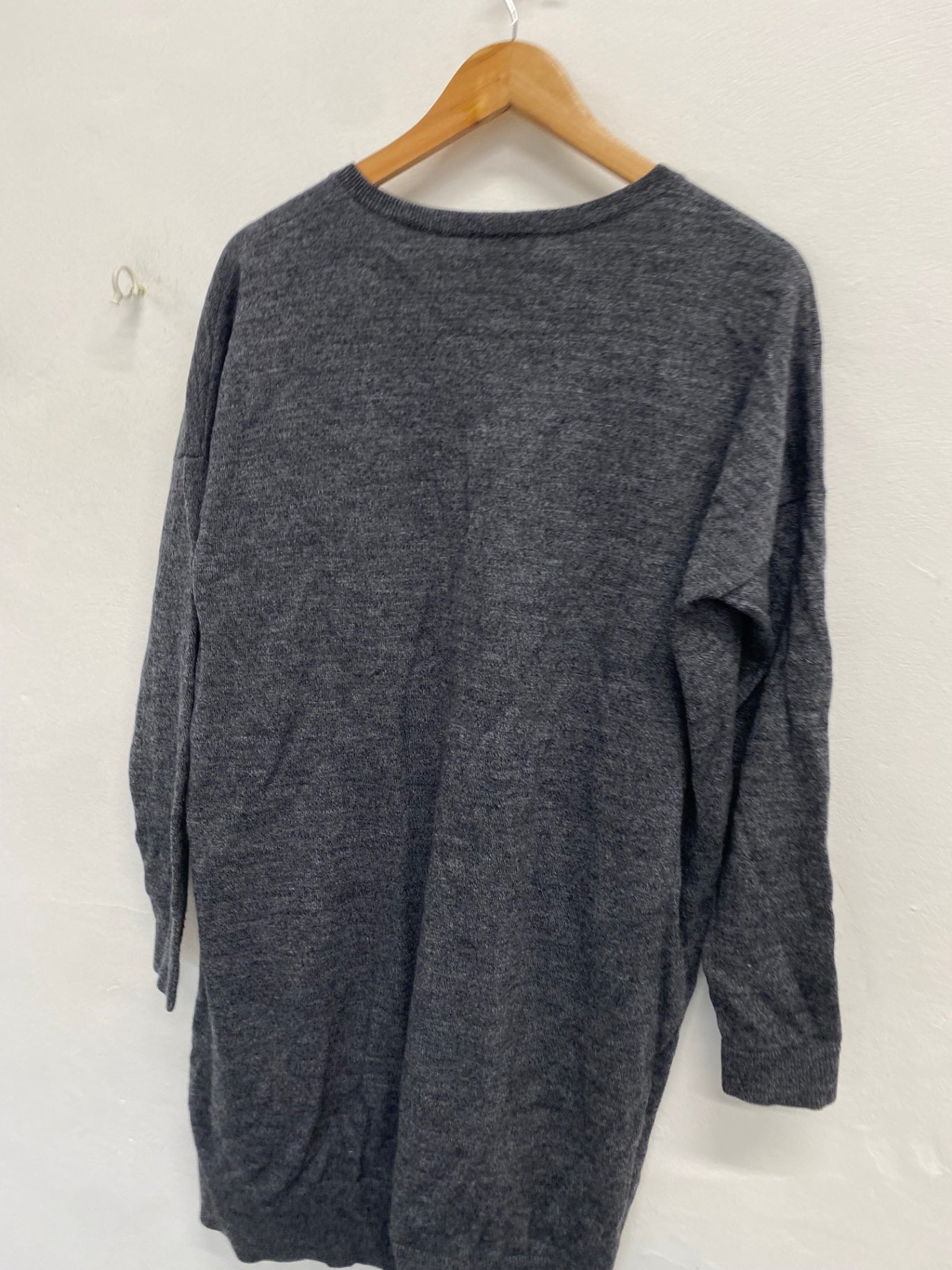 Fabulous Hobbs London wool Long jumper UK 16 Grey SA514