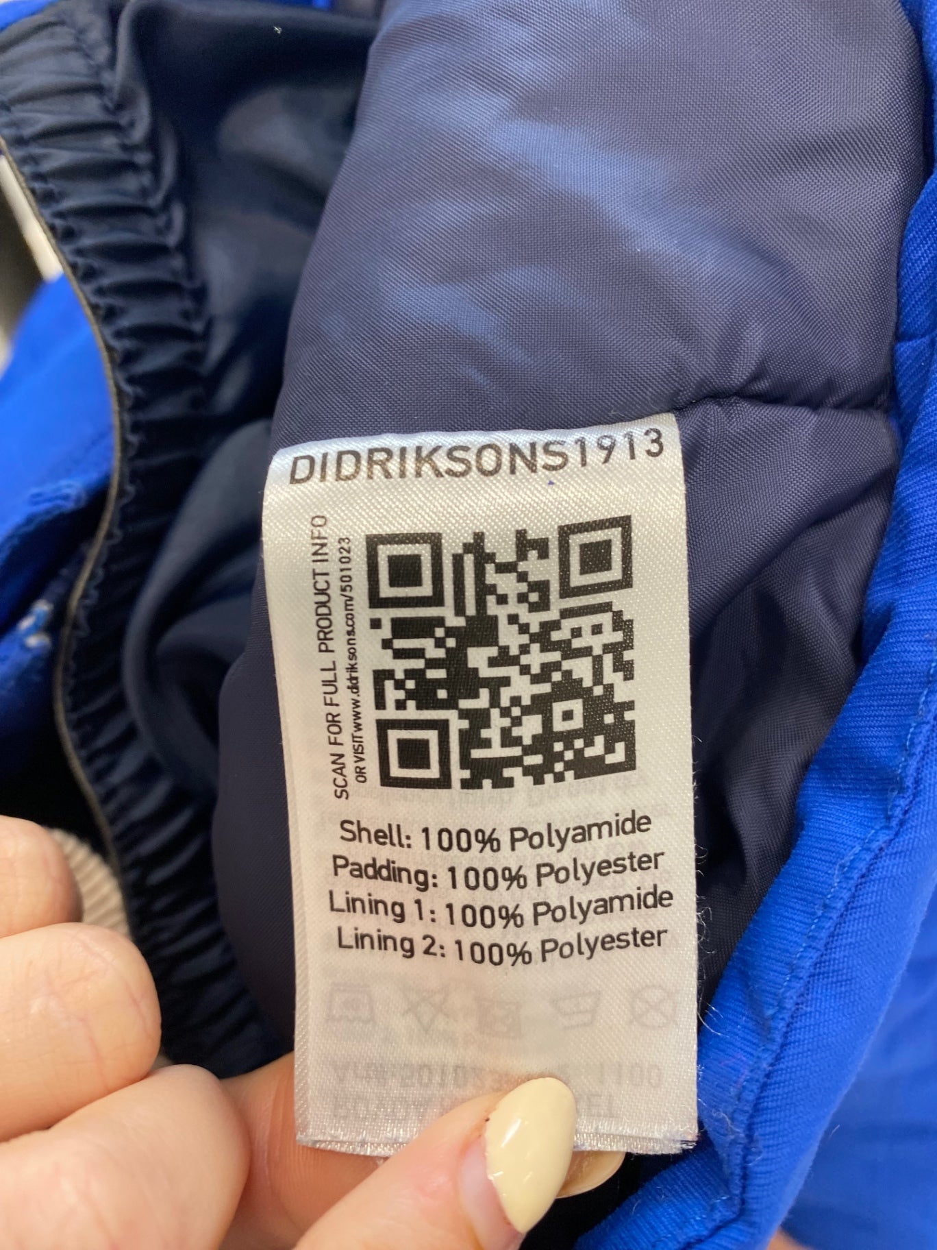 Fabulous toddler Didriksons Waterproof Coat 12-18mths Blue AM564