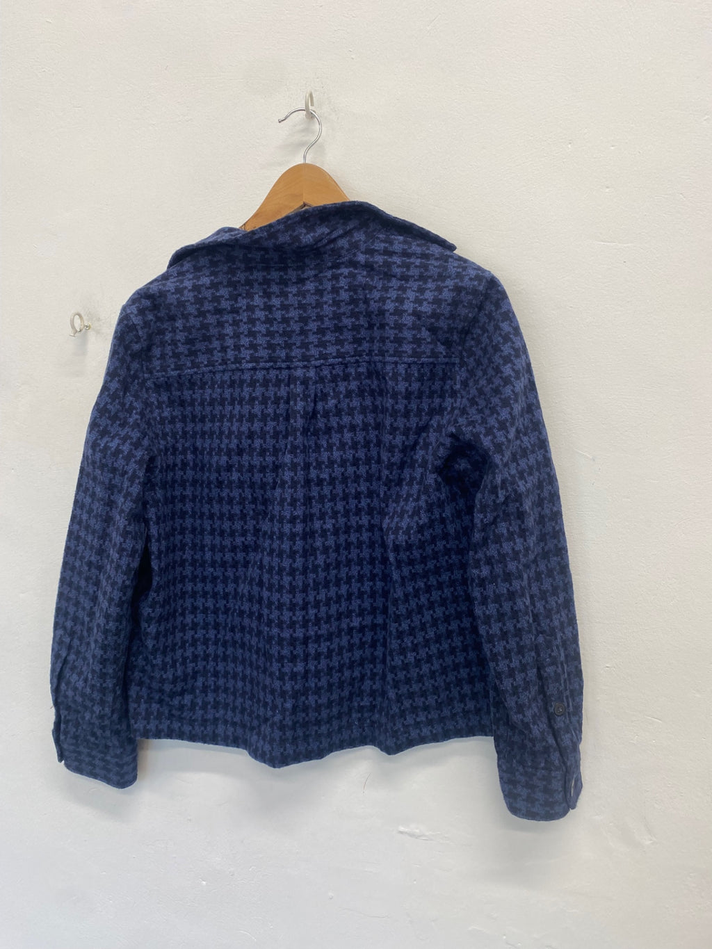 Fabulous Beaufort & Blake Jacket UK 14 Navy gingham AD574