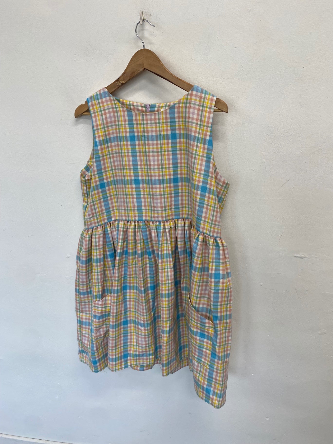 Fabulous tallulahs threads Mini dress UK 12-14 Multicolor checked JC575