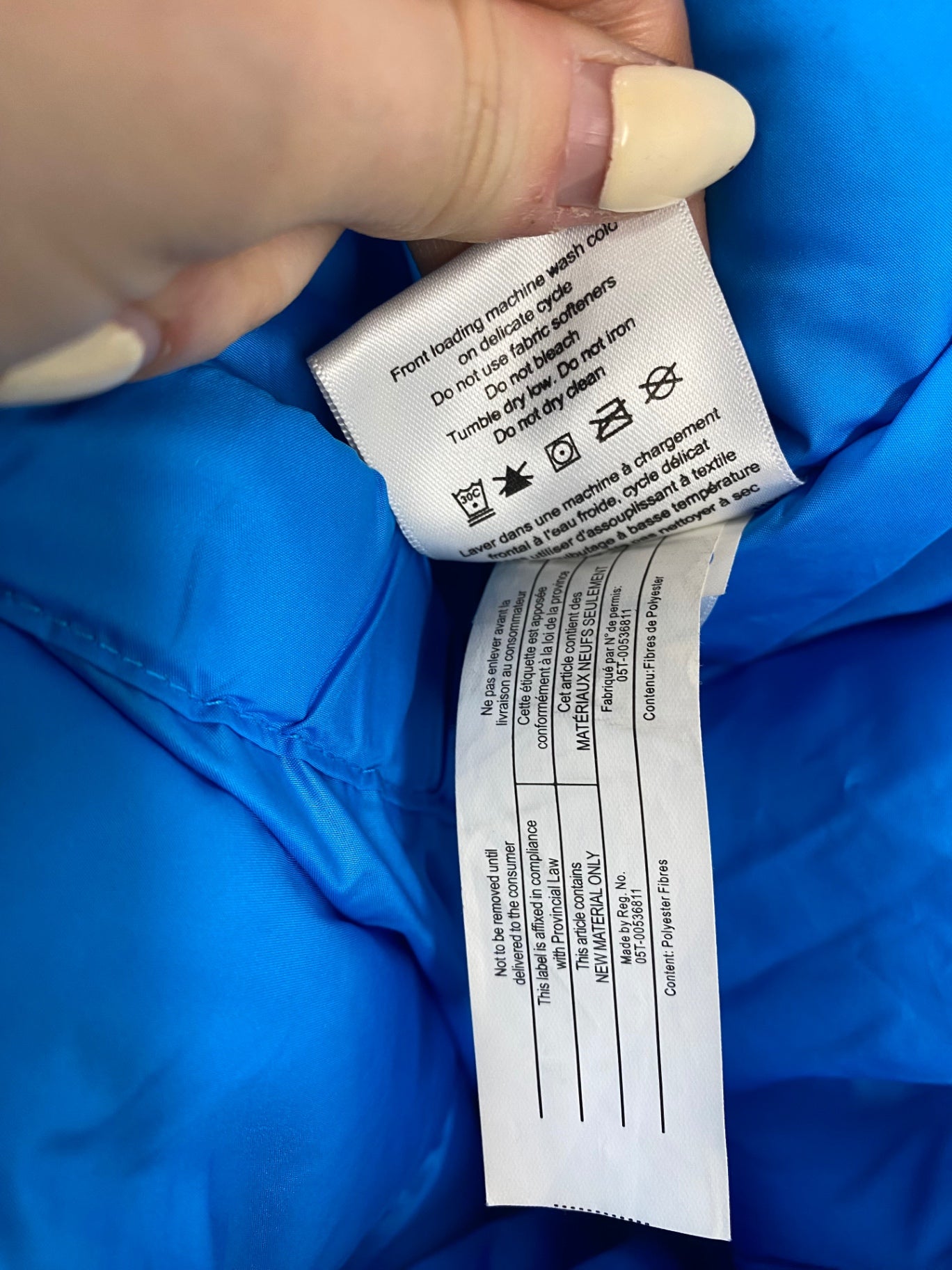 Fabulous MEC Ski Jacket Age 14 Blue hooded KP573