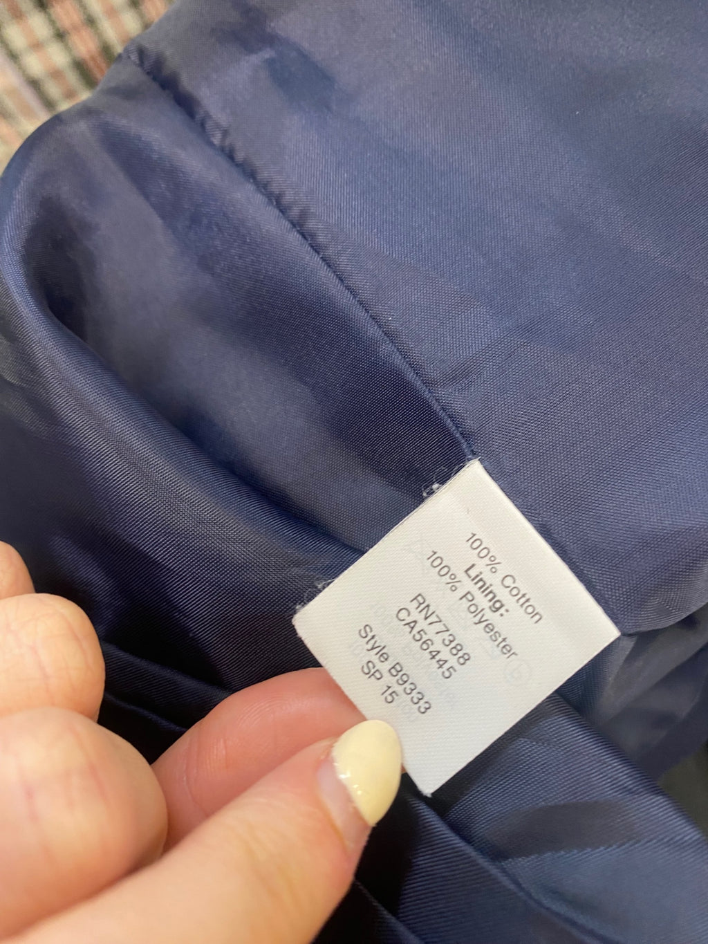 Fabulous J.Crew Blazer UK 8 Navy Blue KP573