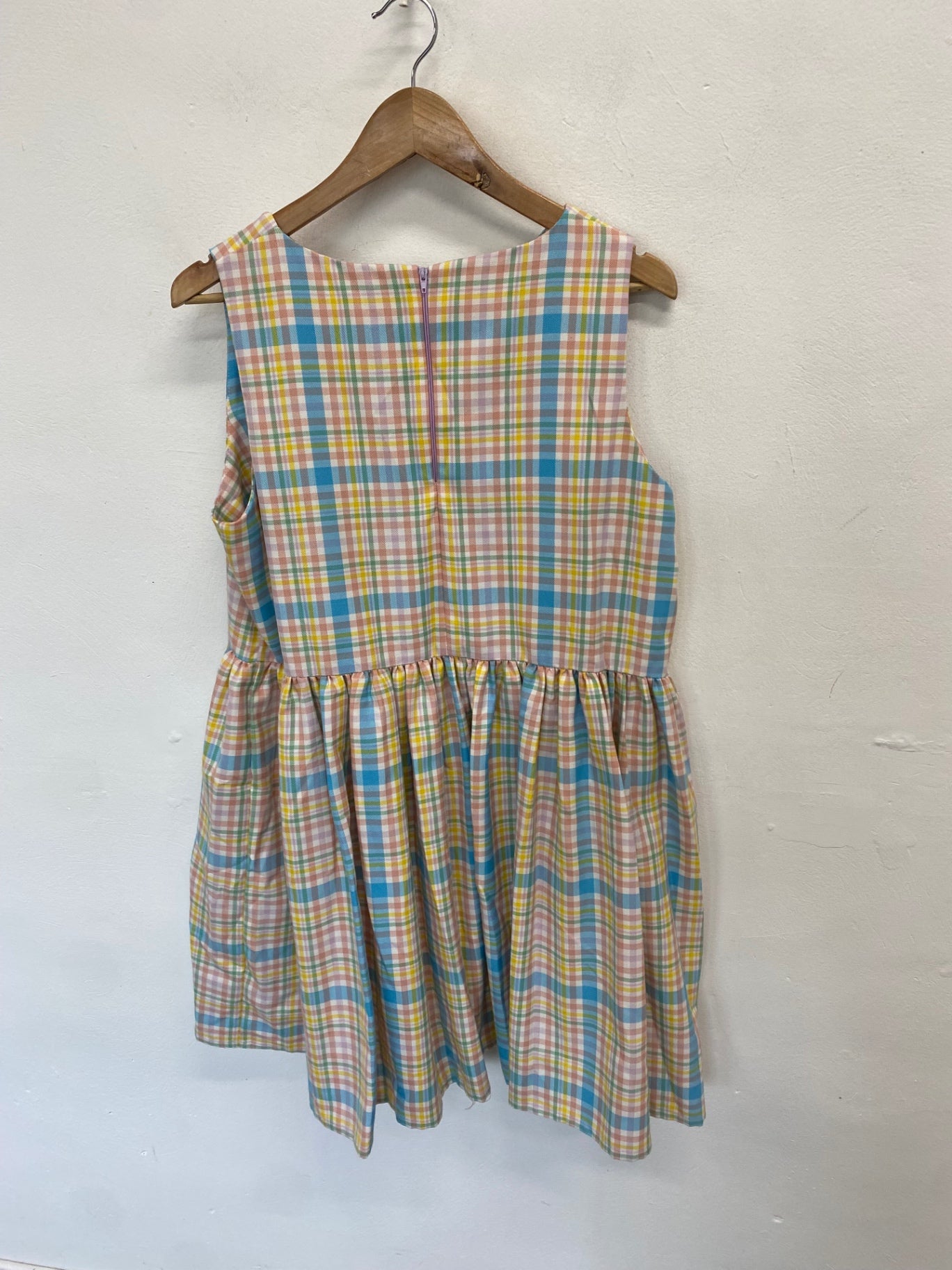 Fabulous tallulahs threads Mini dress UK 12-14 Multicolor checked JC575