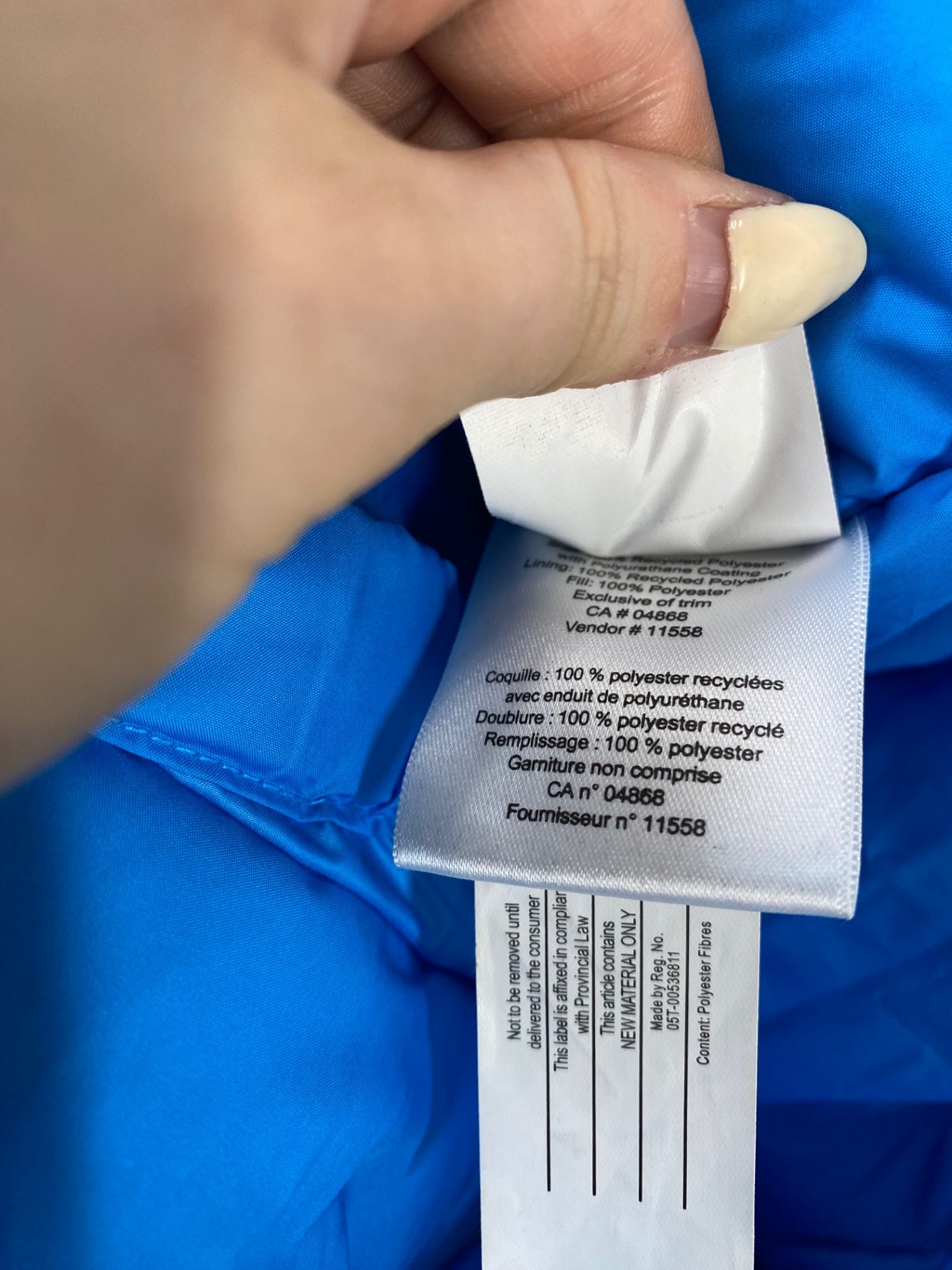 Fabulous MEC Ski Jacket Age 14 Blue hooded KP573