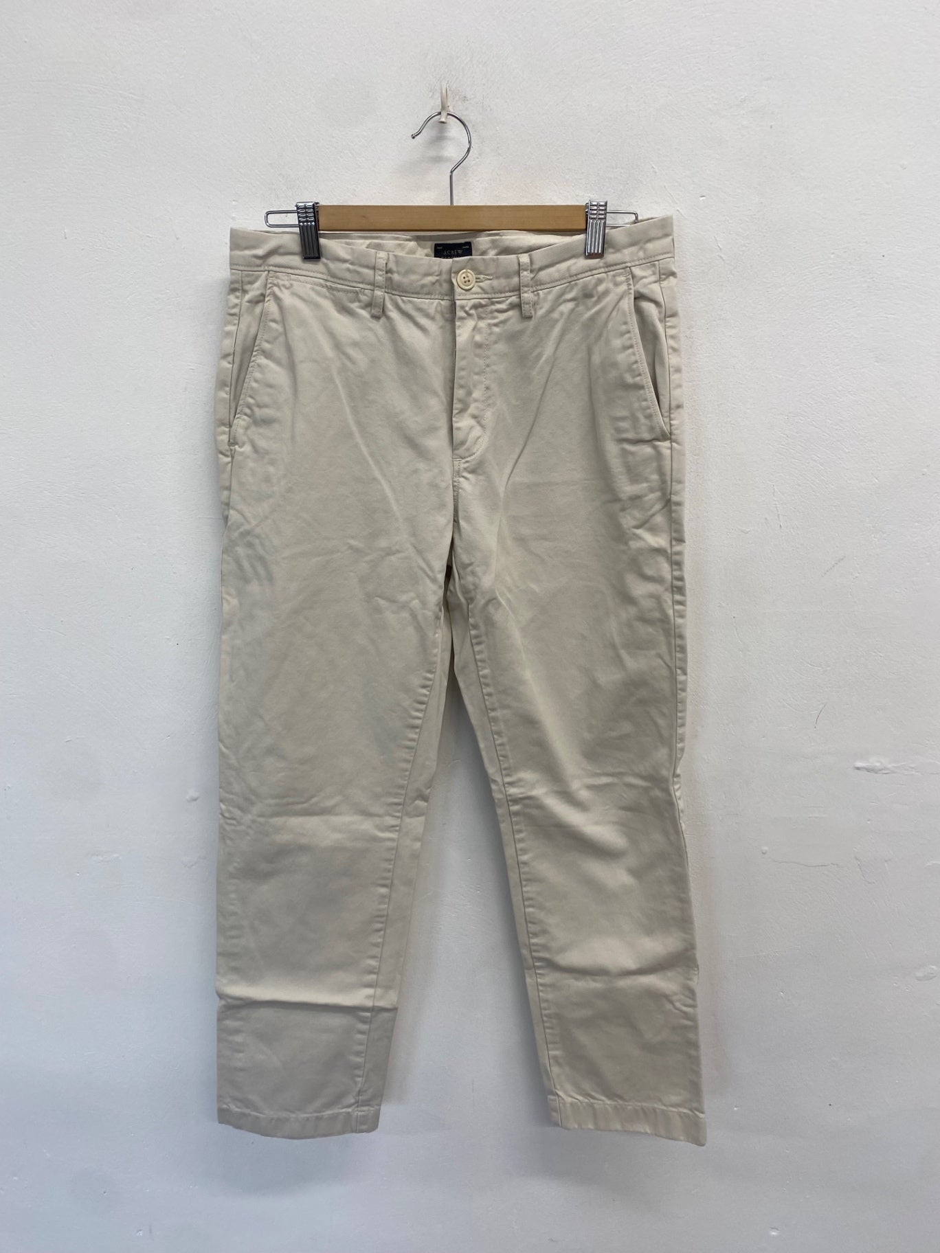 Fabulous J.Crew Broken In Chino Trousers W31" L30” Beige KP573