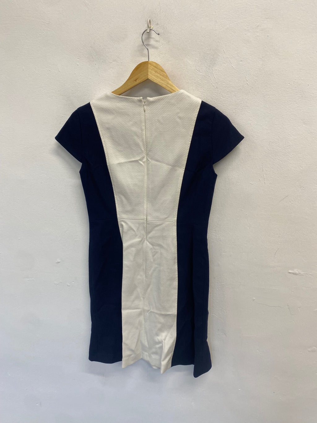 Fabulous Boden Midi Dress UK 8 Navy and White formal KP573