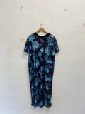 Fabulous Isolated heroes Midi Dress UK 12-14 Blue sequin mesh JC575