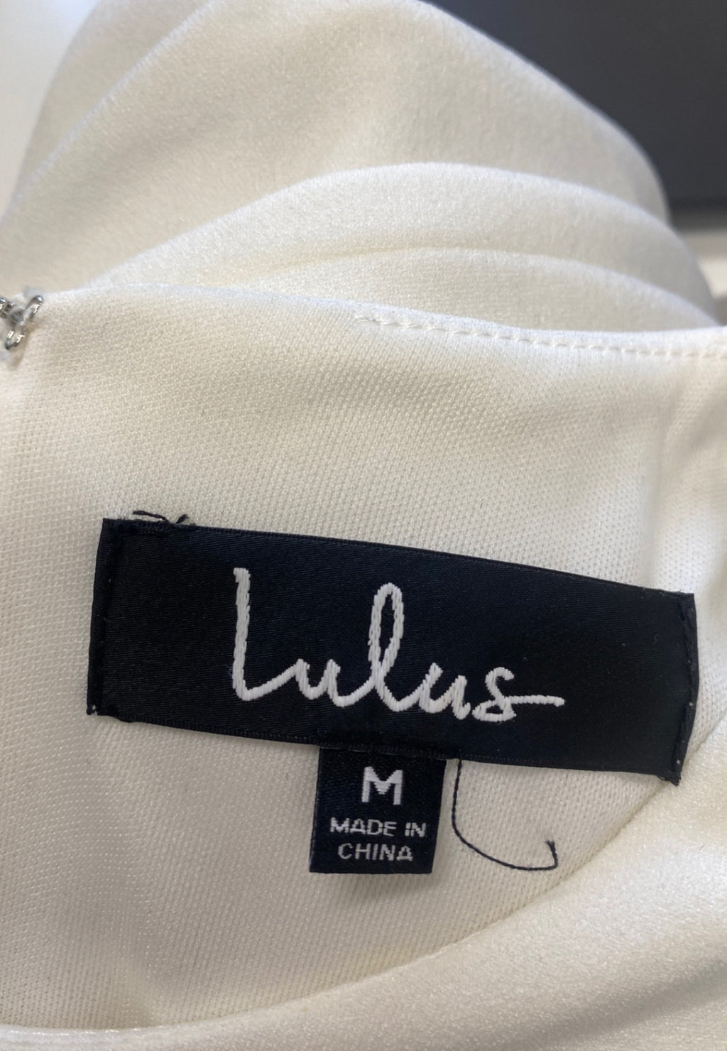 Fabulous Lulus Midi Dress UK 10 White formal KP573