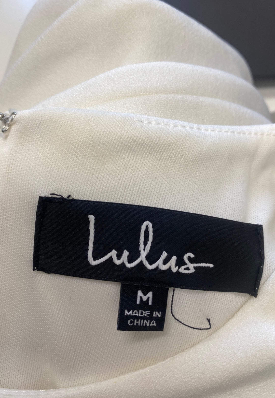 Fabulous Lulus Midi Dress UK 10 White formal KP573