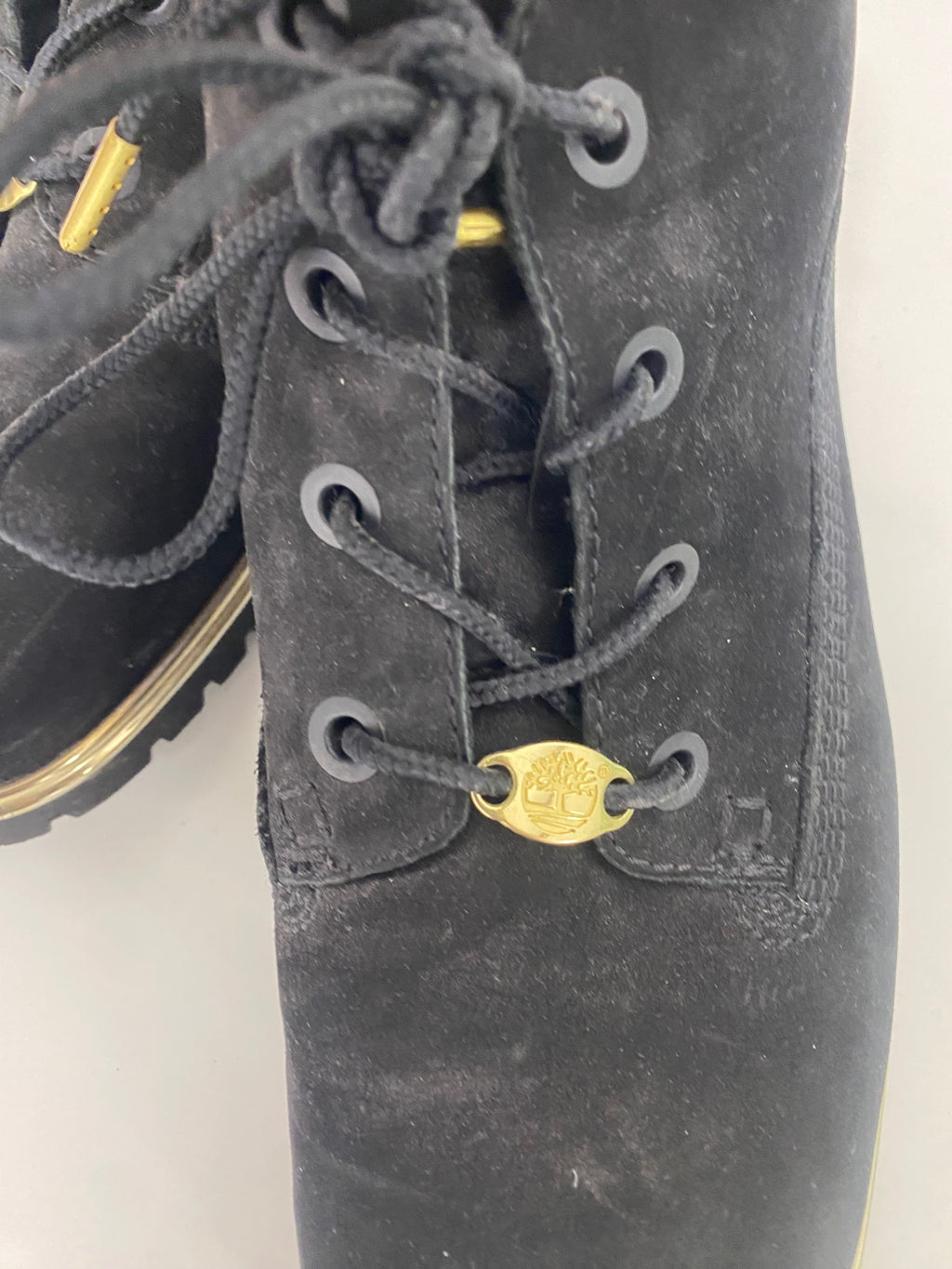 Fabulous Timberland slim Nellie suede Boots Uk 7 Black JC575