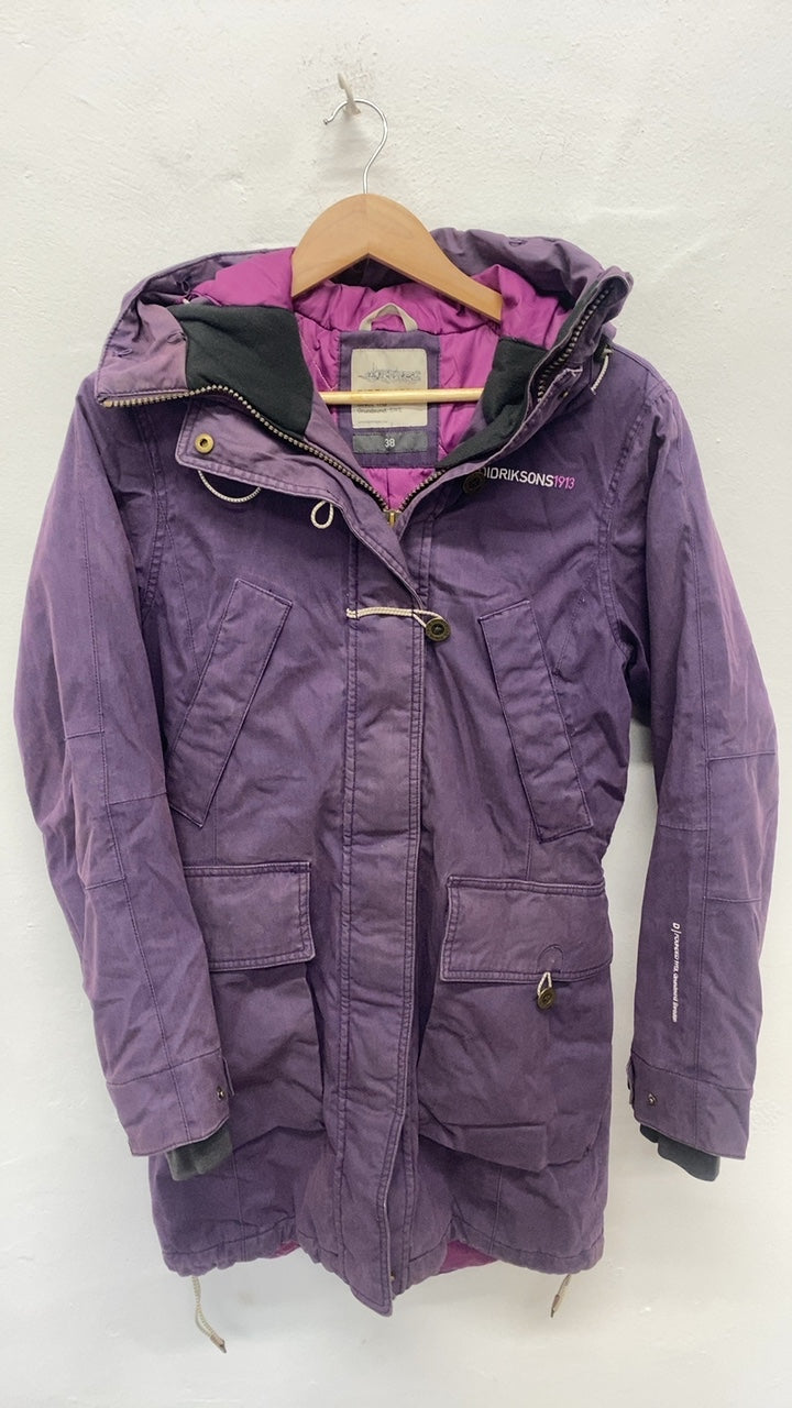 Fabulous Didriksons 1913 Parka Jacket StormSystem UK10 Purple KO576