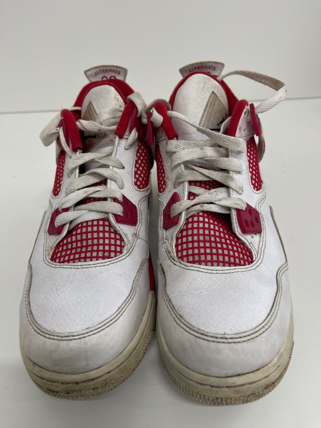 Fabulous Nike Air Jordan 4 ‘alternative 89’ Sneakers Uk6 Red and White JP001