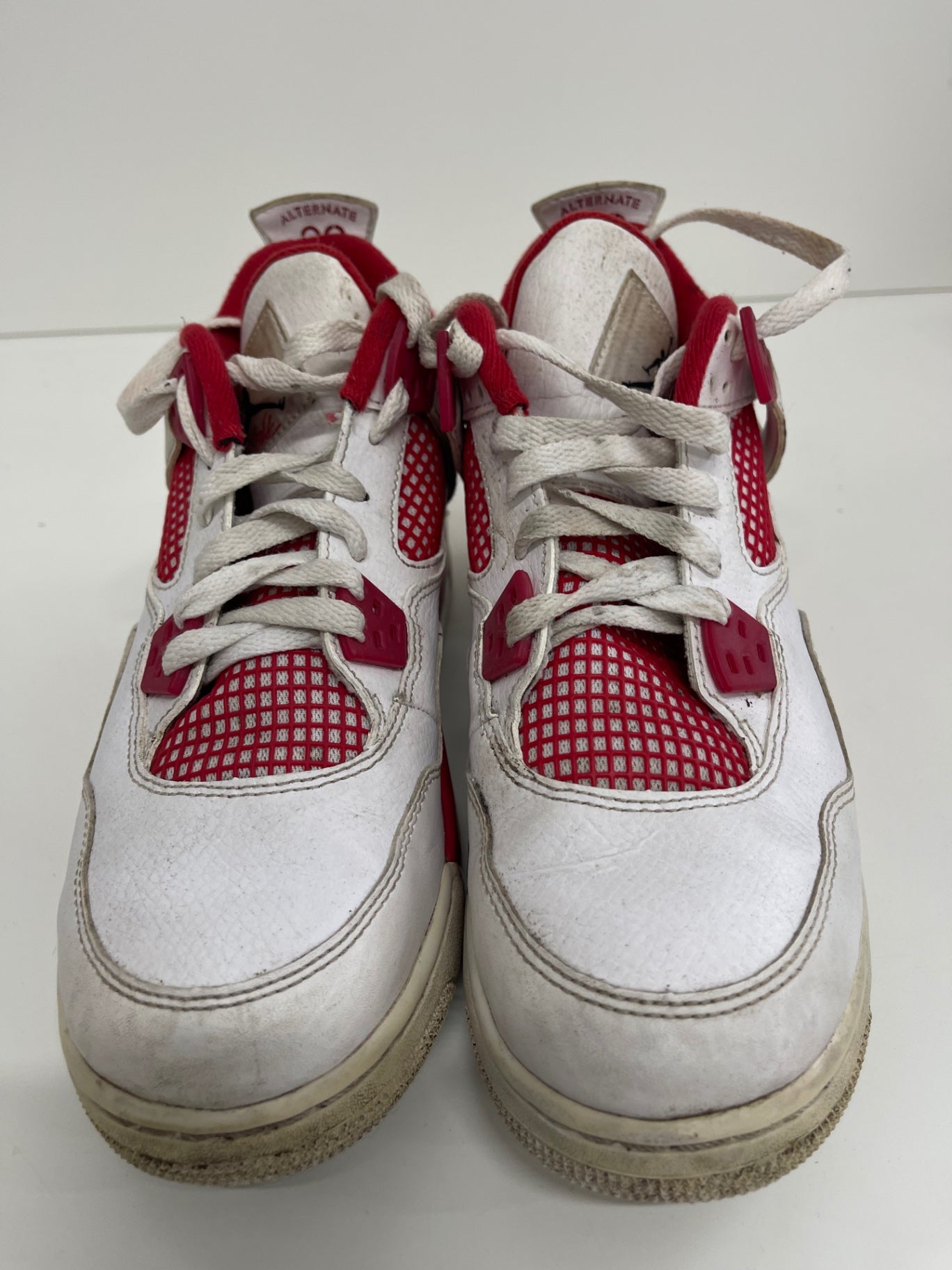 Fabulous Nike Air Jordan 4 ‘alternative 89’ Sneakers Uk6 Red and White JP001