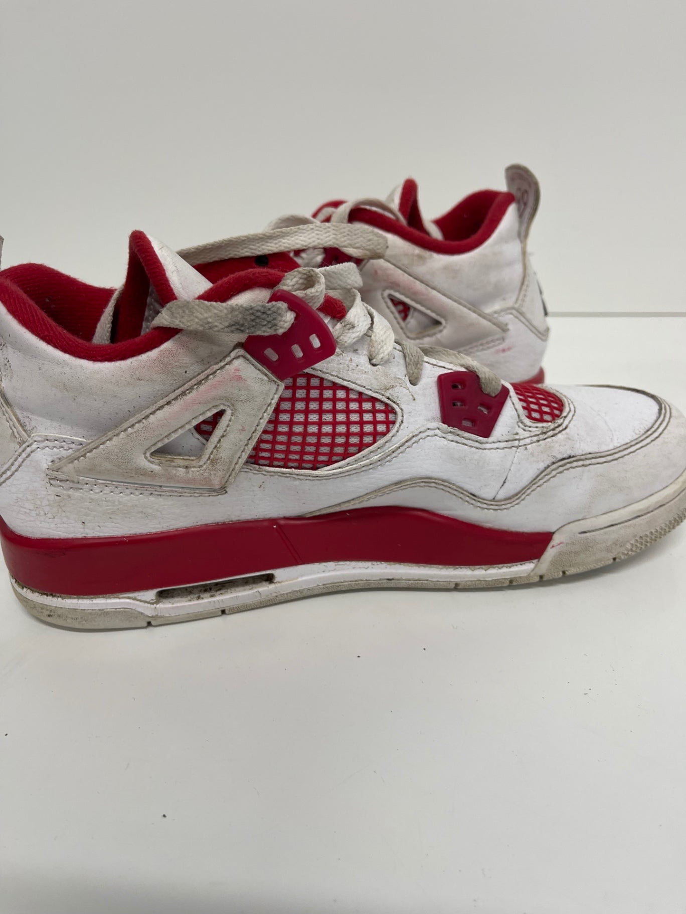 Fabulous Nike Air Jordan 4 ‘alternative 89’ Sneakers Uk6 Red and White JP001