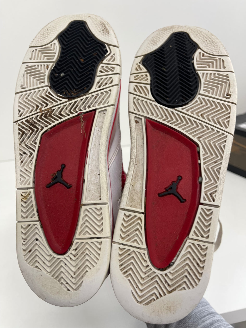 Fabulous Nike Air Jordan 4 ‘alternative 89’ Sneakers Uk6 Red and White JP001