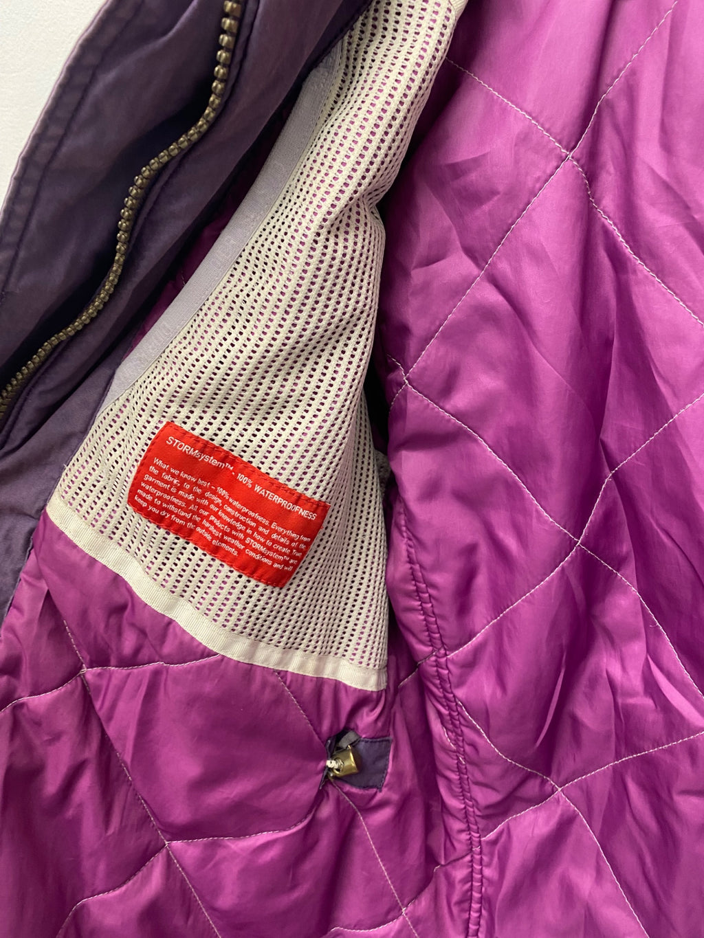 Fabulous Didriksons 1913 Parka Jacket StormSystem UK10 Purple KO576
