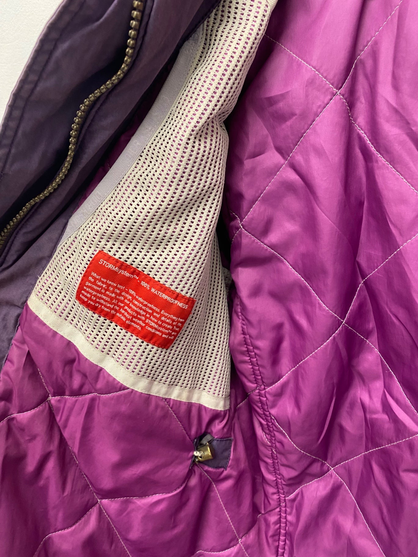 Fabulous Didriksons 1913 Parka Jacket StormSystem UK10 Purple KO576