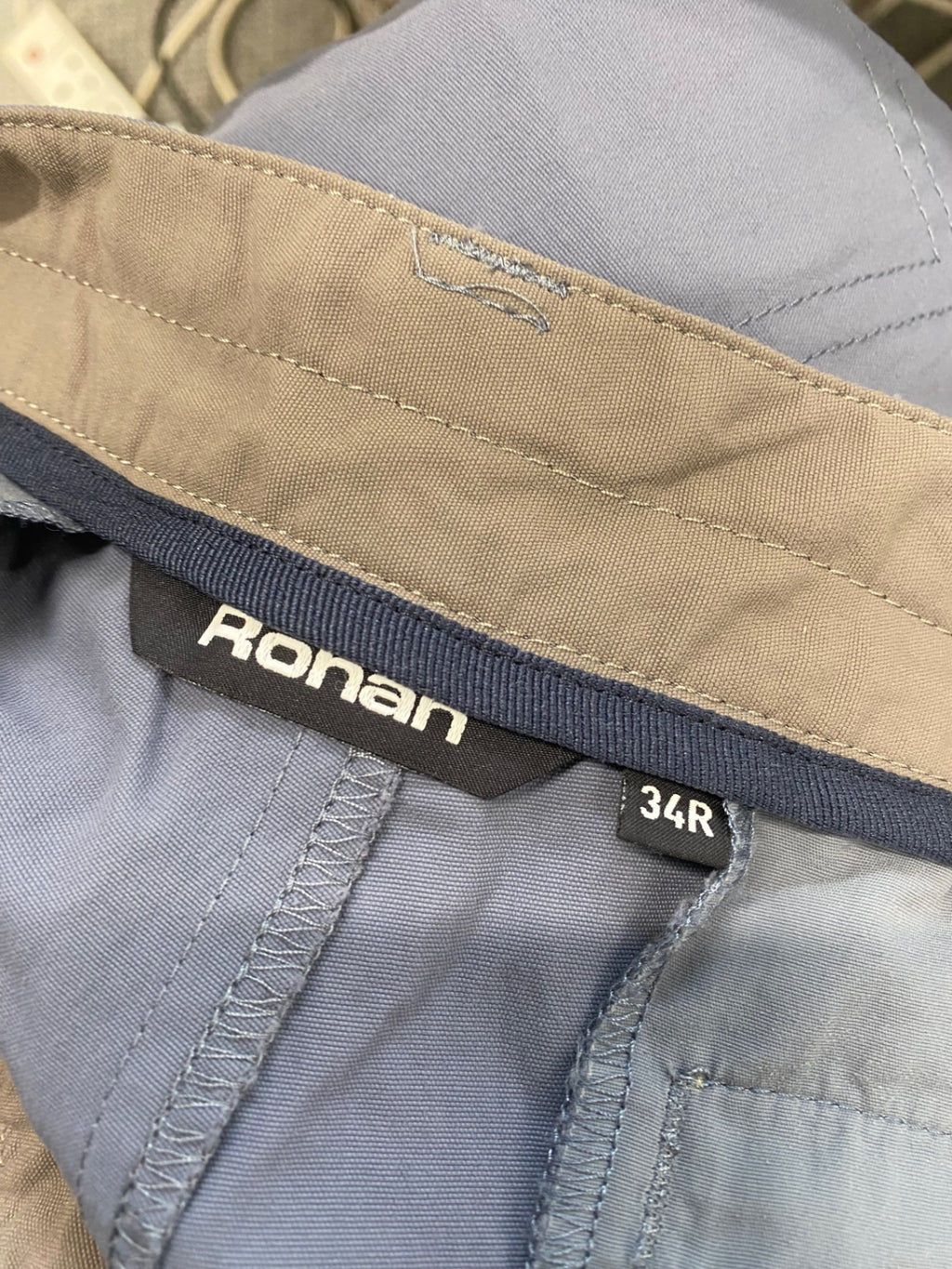 Fabulous Mens active Rohan Chinos W34" Grey Blue SS578