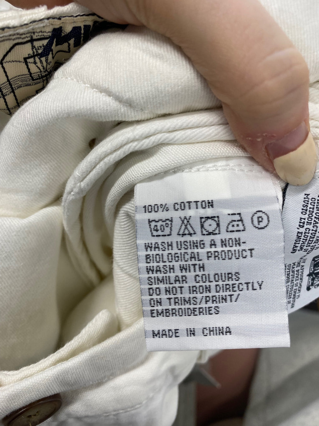 Fabulous Musto Chino Trousers W34" White new SS578