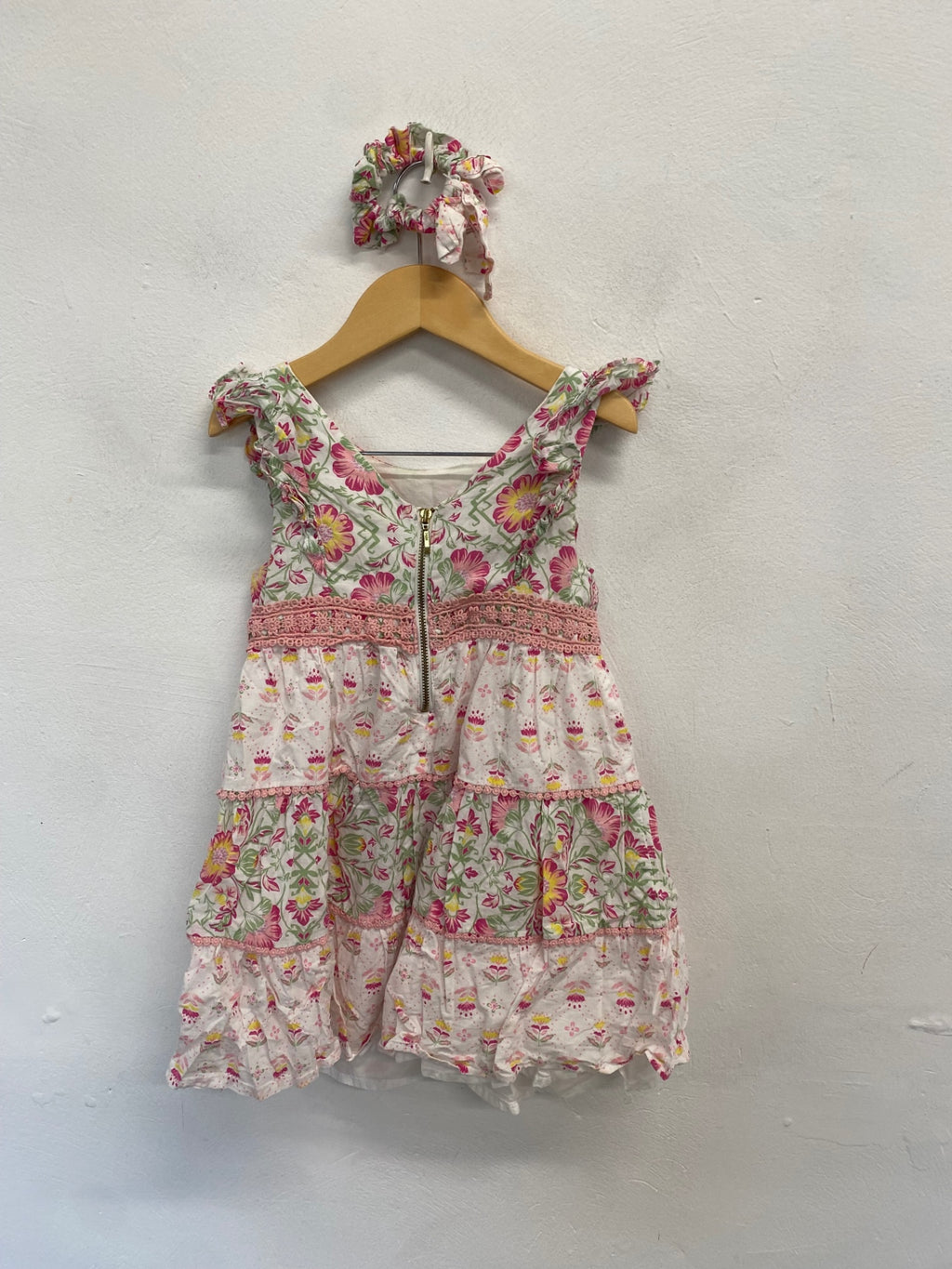 Fabulous The prairie by Rachel ashwell Girls dresses 4-5yrs Pink Floral Print AT577