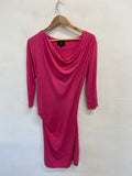 Fabulous Vivienne Westwood anglomania Midi Dress UK 12 Pink y2k SS578