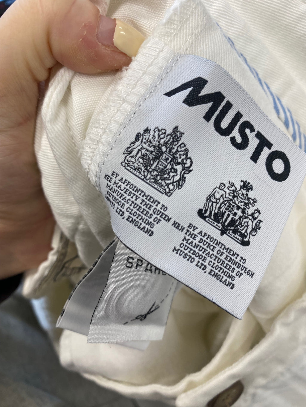 Fabulous Musto Chino Trousers W34" White new SS578