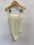 Fabulous Olga Bodysuit Uk 6 Cream stretch shaping AT577