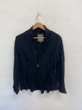 Fabulous Bohemia alternative wool Cardigan UK 12 Black SS578