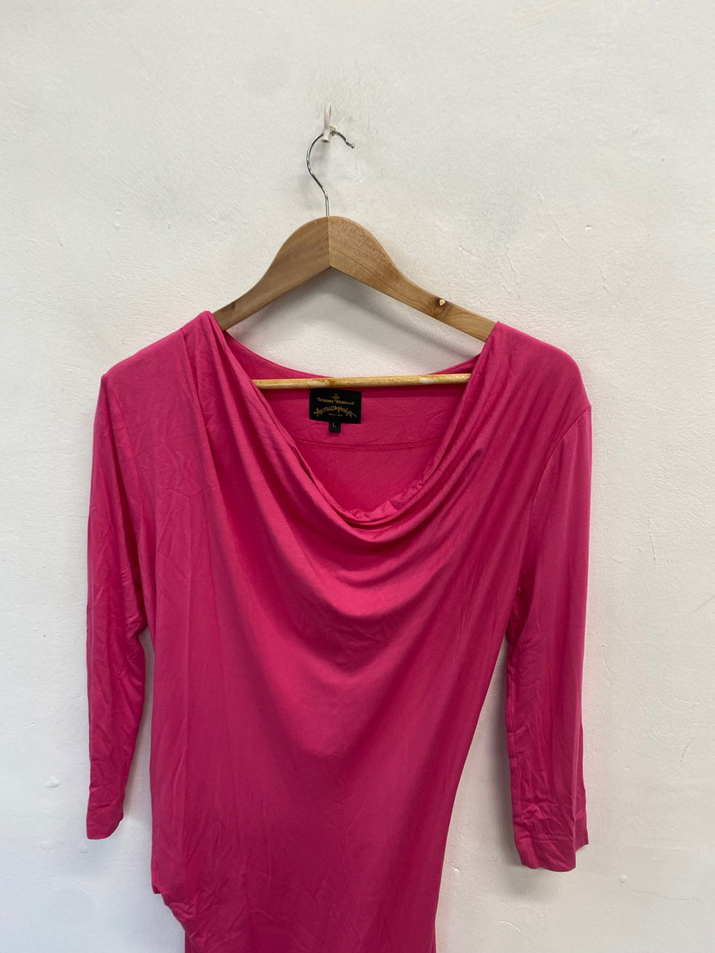 Fabulous Vivienne Westwood anglomania Midi Dress UK 12 Pink y2k SS578