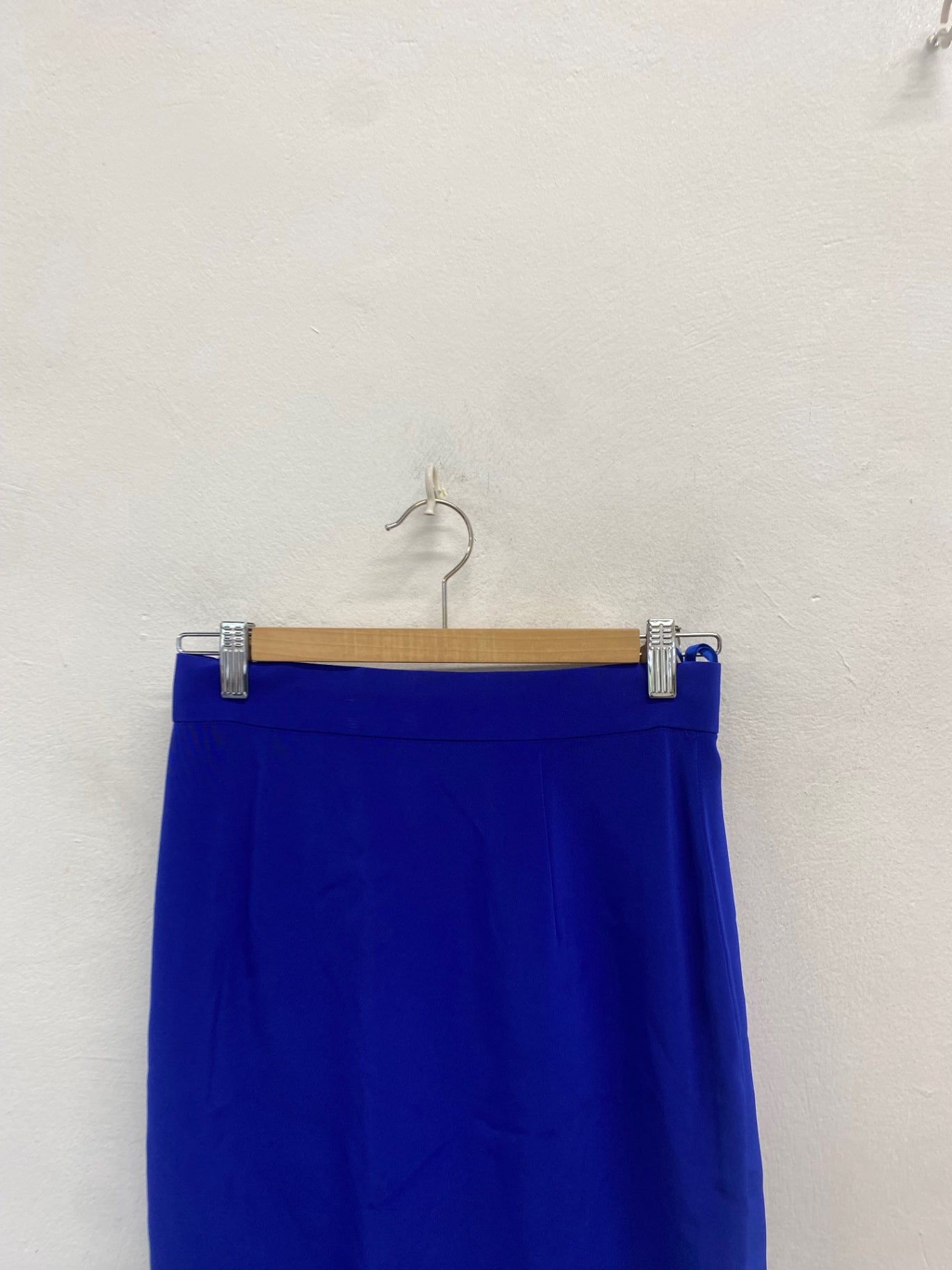 Fabulous Blacktie Oleg cassini Pencil Skirt UK 6 Blue AT577