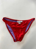 Fabulous Liza Bruce Bikini Bottoms retro UK 8 Red and Purple AT577