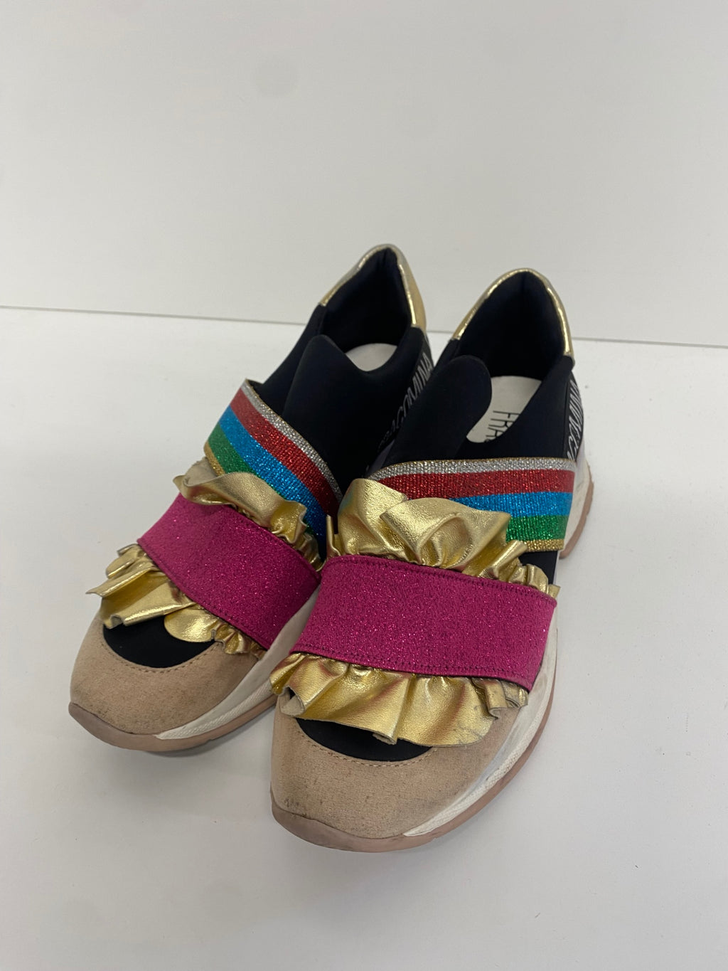 Fabulous Fracomania Sneakers Uk 6 Gold black metallic AT577