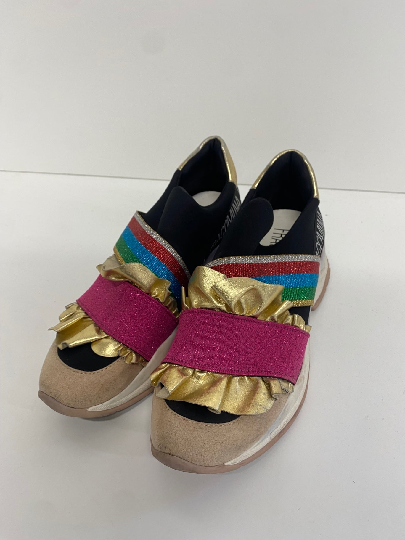 Fabulous Fracomania Sneakers Uk 6 Gold black metallic AT577