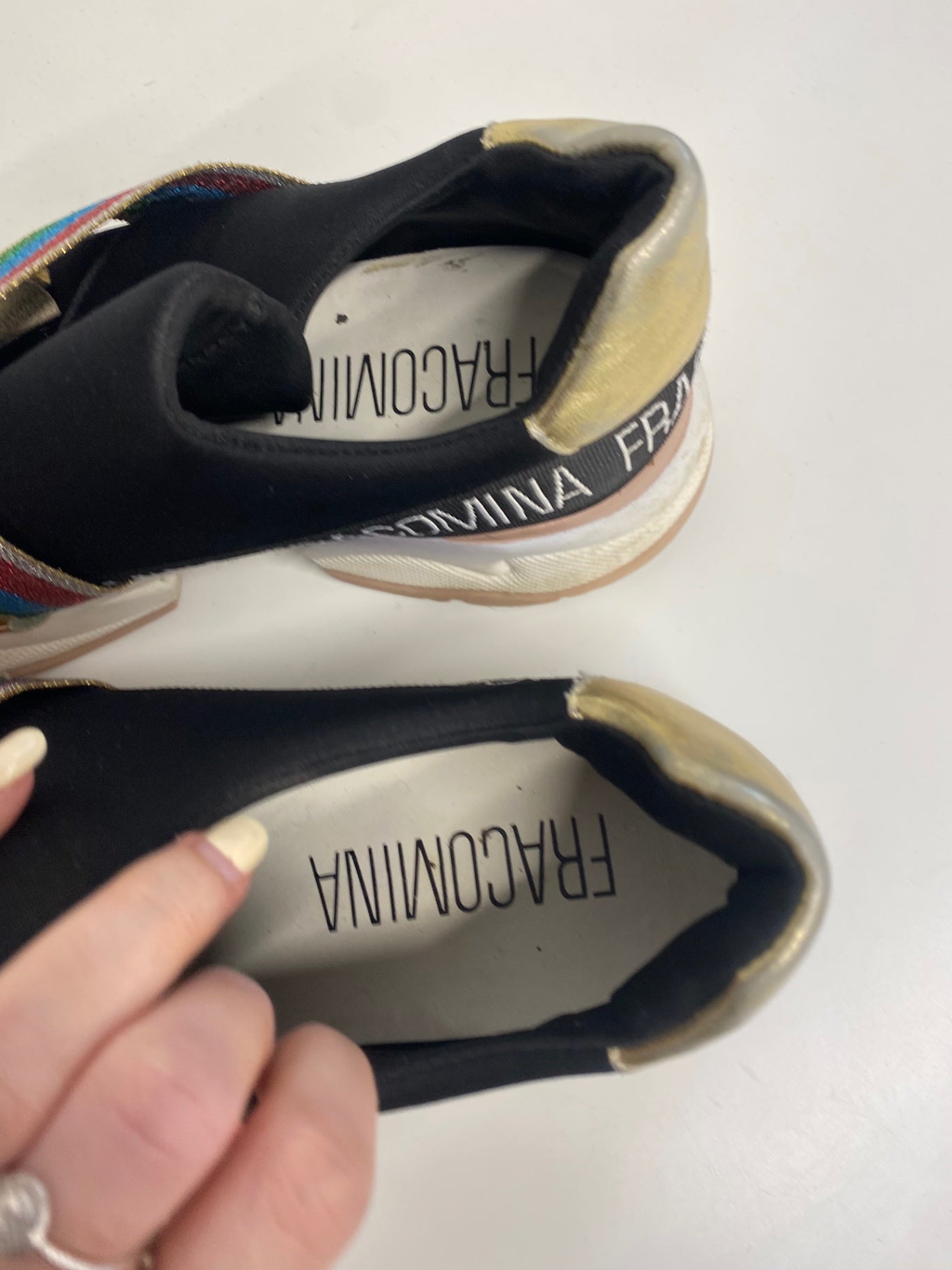 Fabulous Fracomania Sneakers Uk 6 Gold black metallic AT577