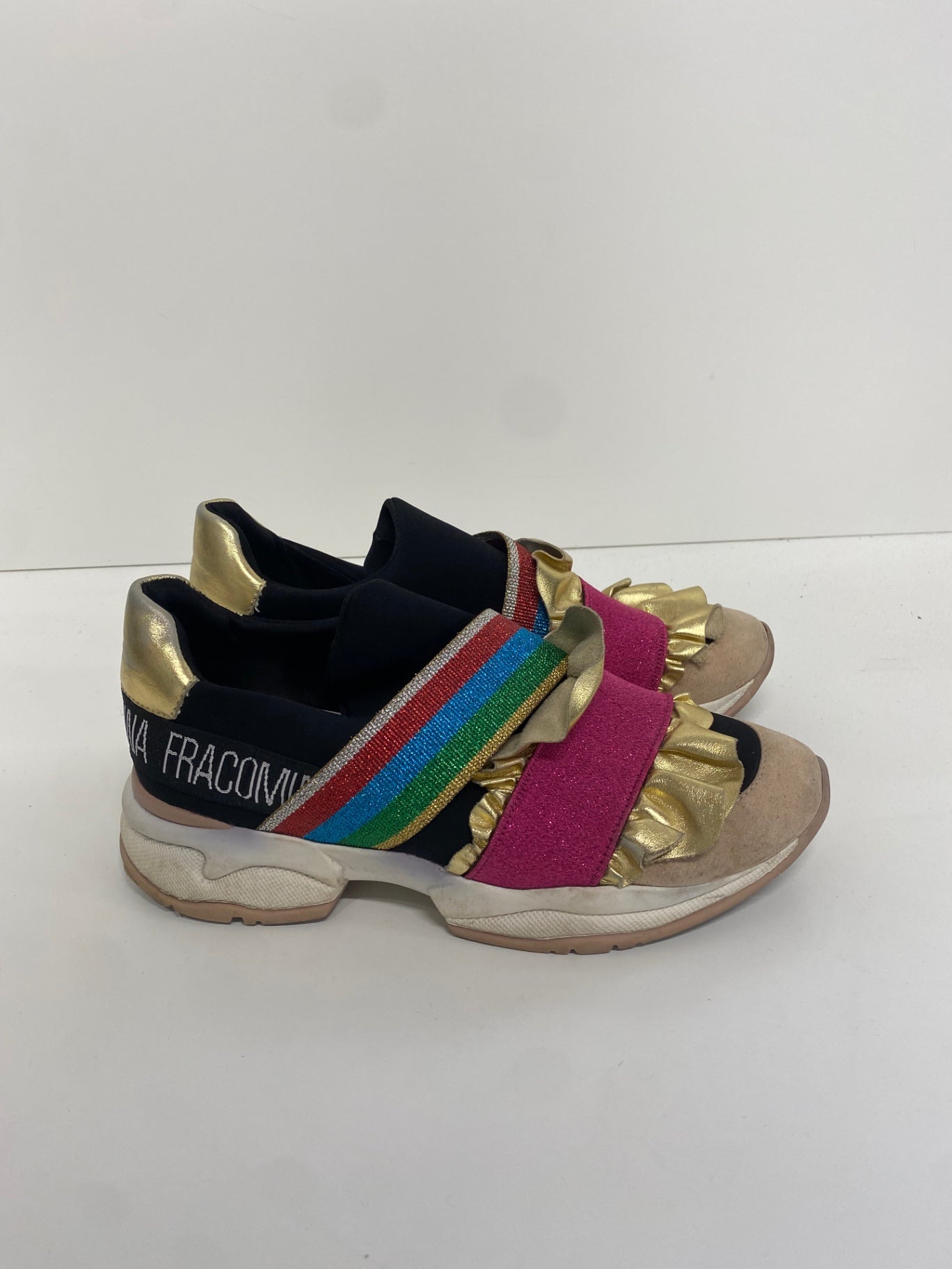 Fabulous Fracomania Sneakers Uk 6 Gold black metallic AT577