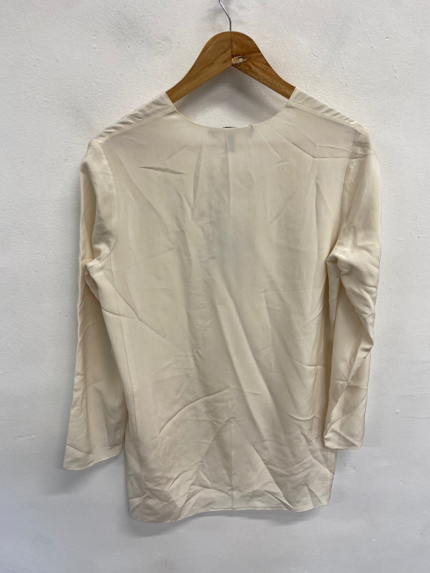 Fabulous NITYA Blouse silk UK 8 Cream AT577
