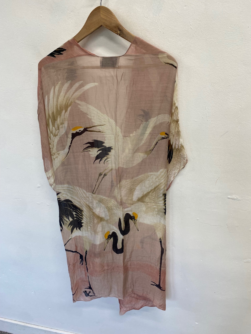 Fabulous One Hundred Stars Kimono One size Pink stork printed NR580
